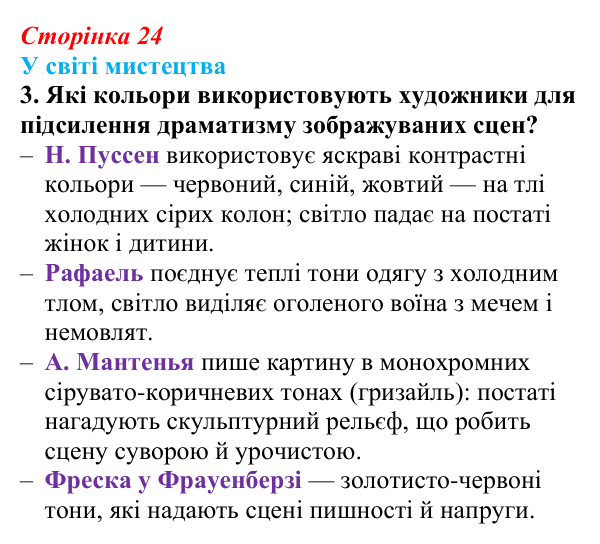 Сторінка 24, завдання 3 Відповідь до завдання 3 (с. 24) із зарубіжної літератури для 9 класу, Волощук 2026: Цар Соломон: ідеальний правитель...
