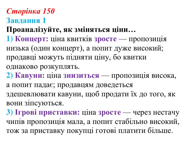 Відповідь до завдання 1 (с. 150) зі здоров’я, безпеки та добробуту для 9 класу, Гущина 2026: Як гроші, робота...