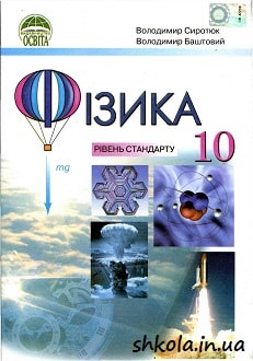 Фізика 10 клас Сиротюк - обкладинка